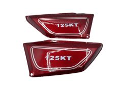 Mondial KT 125 Sağ Sol Yan Kapak Takımı Kırmızı